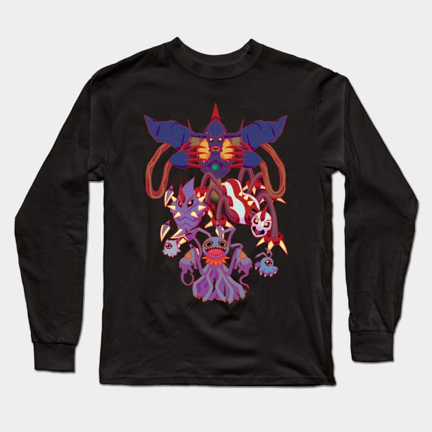 Virus Long Sleeve T-Shirt by MeenGreenie